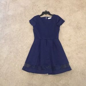 GB Girls navy blue formal dress